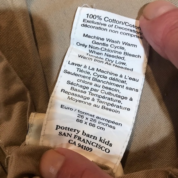 🎸VINTAGE Pottery Barn Euro Sham - Picture 2 of 7